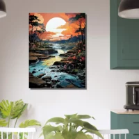 ruisseau et forêt d'argentine