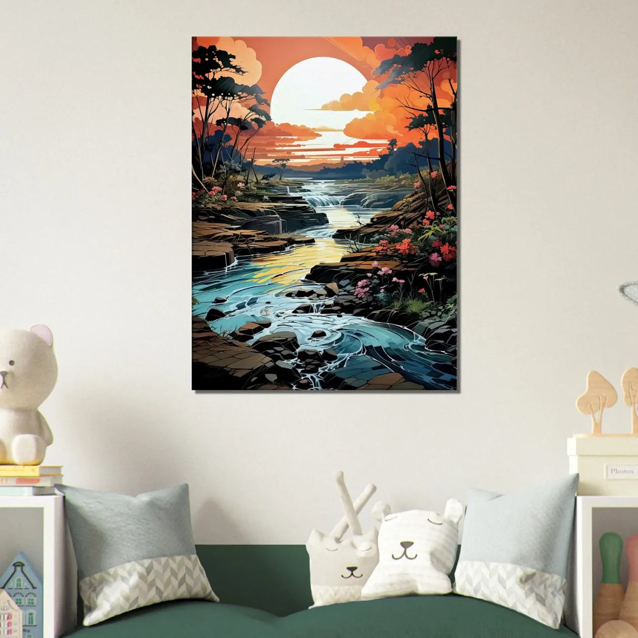 Cadre mural Ruisseau et forêt d’Argentine ruisseau et forêt d'argentine