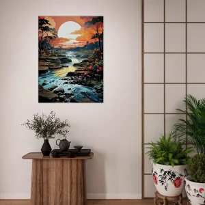 Cadre mural Ruisseau et forêt d’Argentine ruisseau et forêt d'argentine