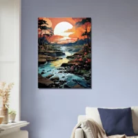 ruisseau et forêt d'argentine