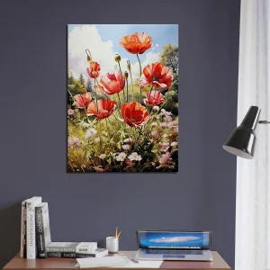 tulipes rouges sauvages