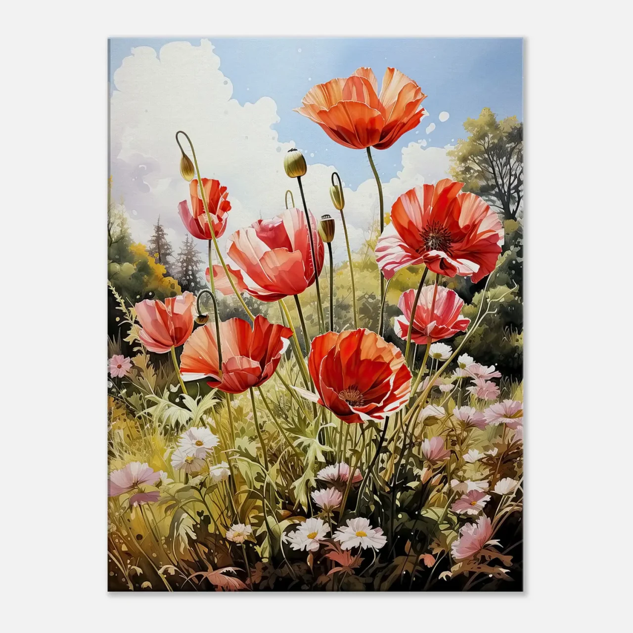 tulipes rouges sauvages