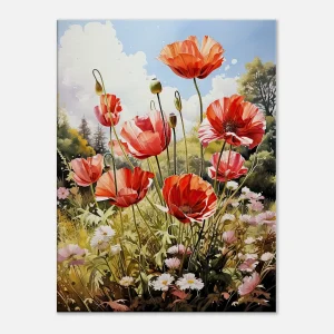 tulipes rouges sauvages