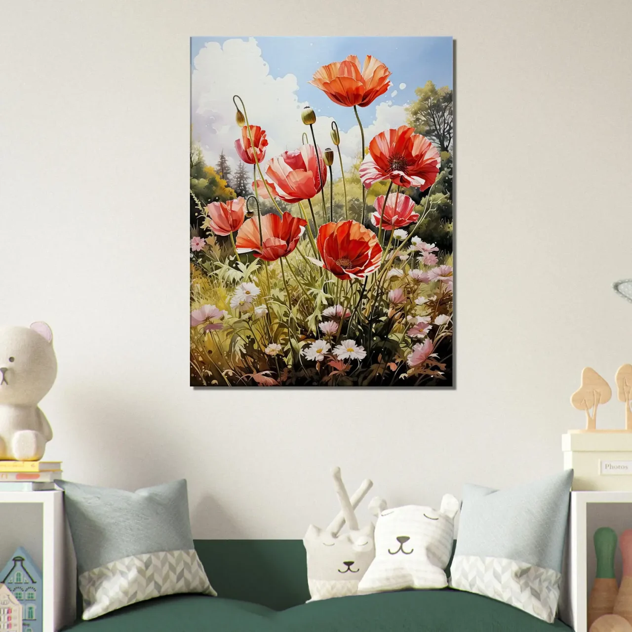 tulipes rouges sauvages