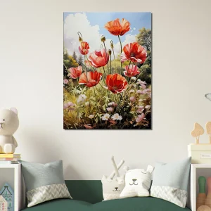 tulipes rouges sauvages