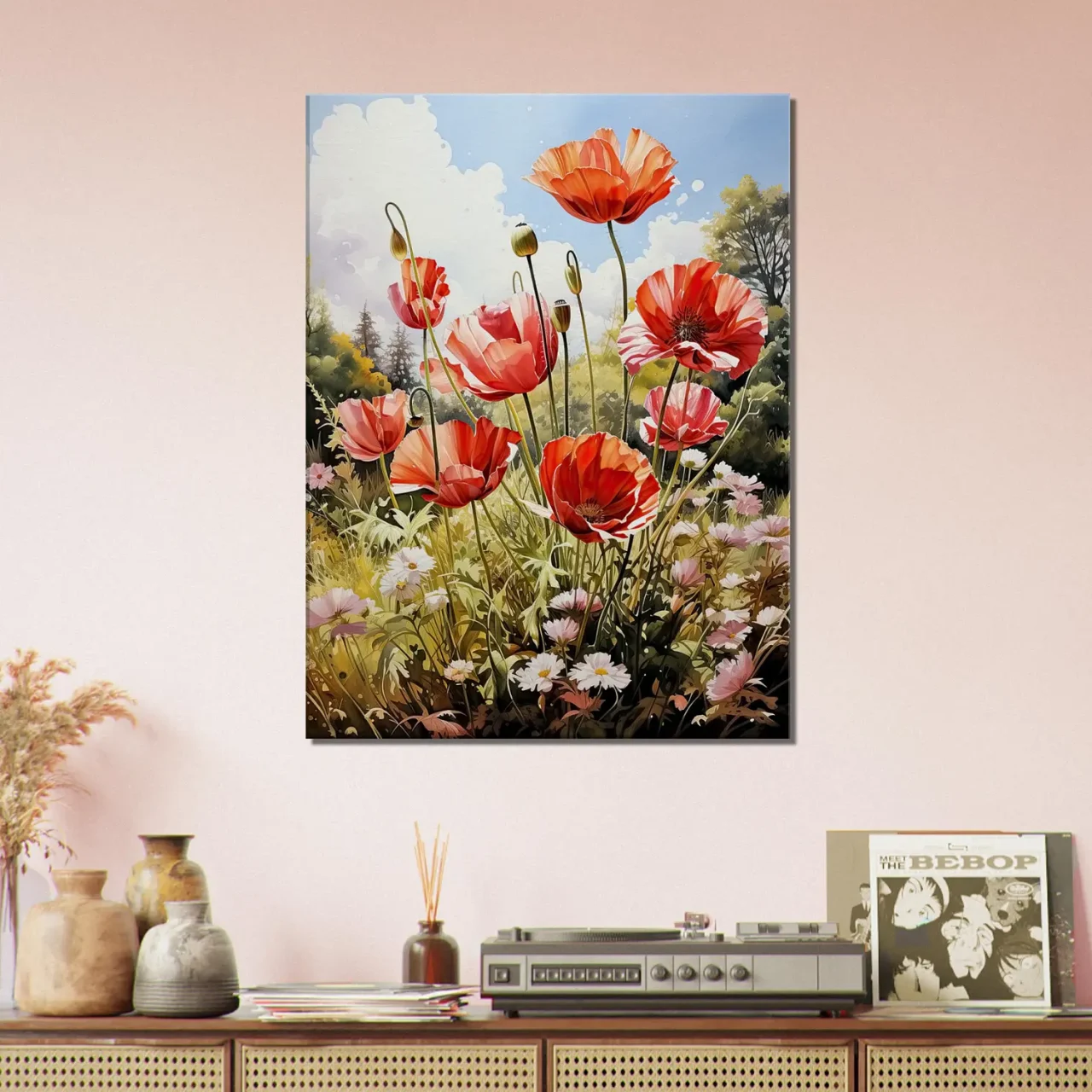 tulipes rouges sauvages