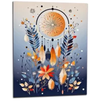 Cadre mural Art boho, accroche-rêve art boho, accroche reve