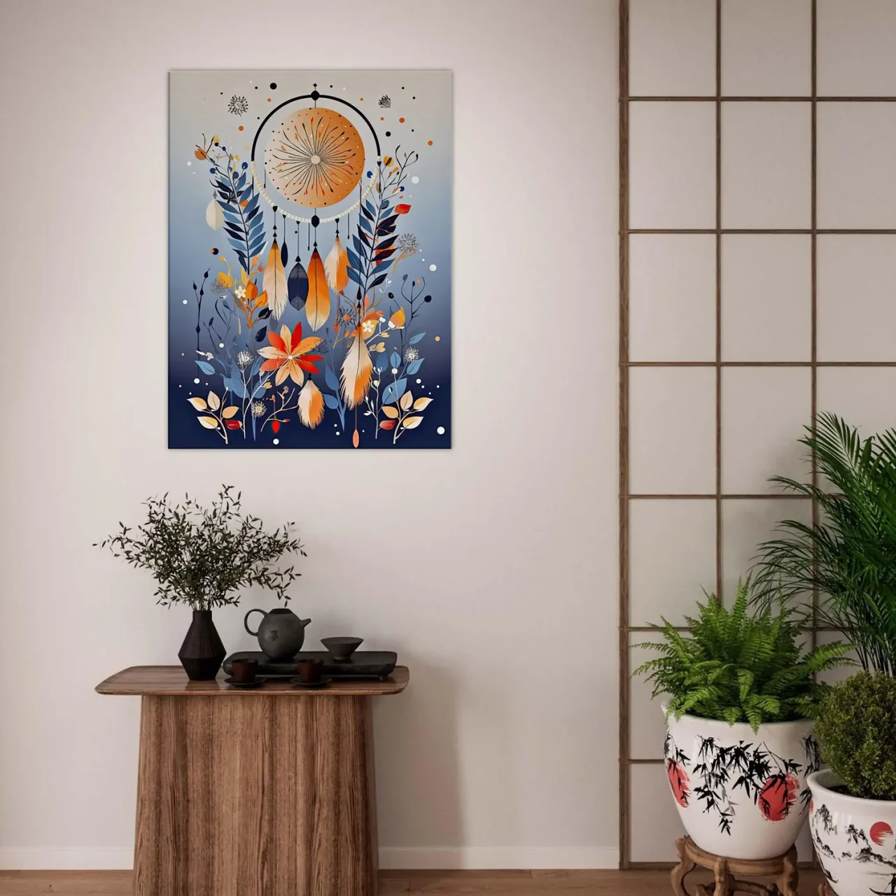 art boho, accroche reve