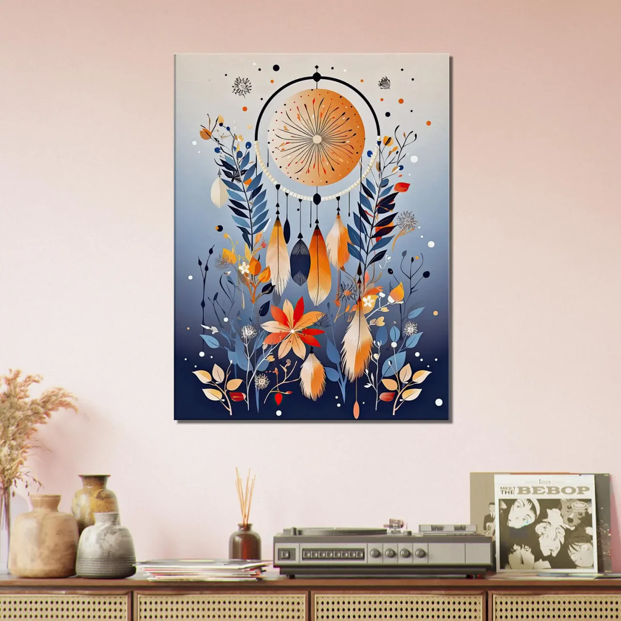 art boho, accroche reve