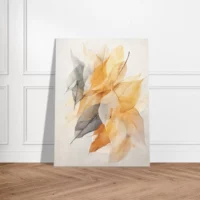 Cadre boho Feuilles de Curcuma séchées pastel feuilles de curcuma séchées pastel