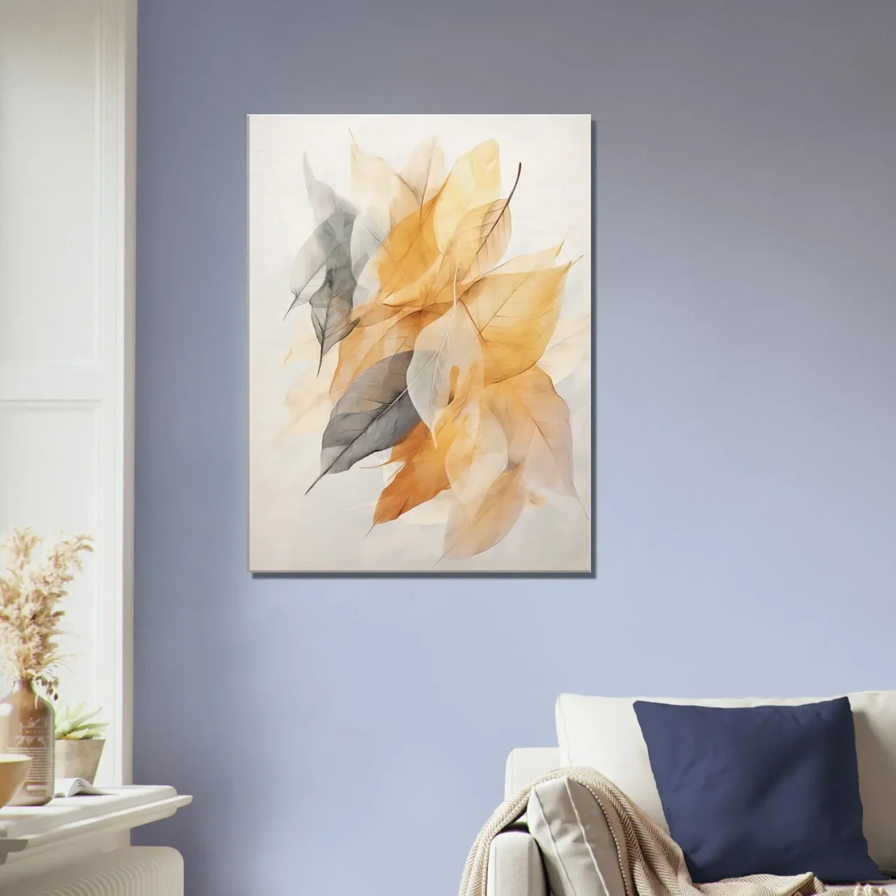 feuilles de curcuma séchées pastel