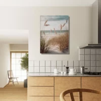 Cadre mural Herbe de plage, oyat des dunes herbe de plage, oyat des dunes