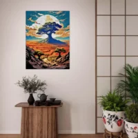 illustration, arbre de vie dans le désert