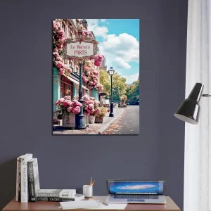 paris, le marais en fleurs