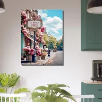 paris, le marais en fleurs