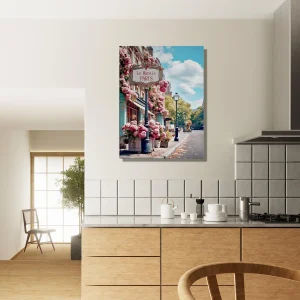 paris, le marais en fleurs