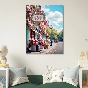 paris, le marais en fleurs