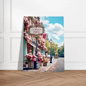 paris, le marais en fleurs