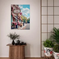 paris, le marais en fleurs