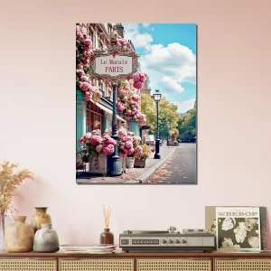 paris, le marais en fleurs