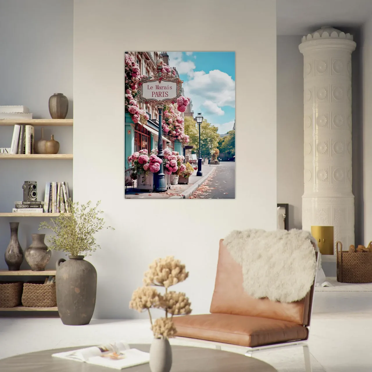 paris, le marais en fleurs