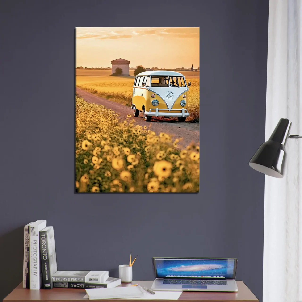 van sur la route des tournesols