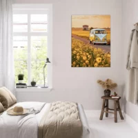 van sur la route des tournesols