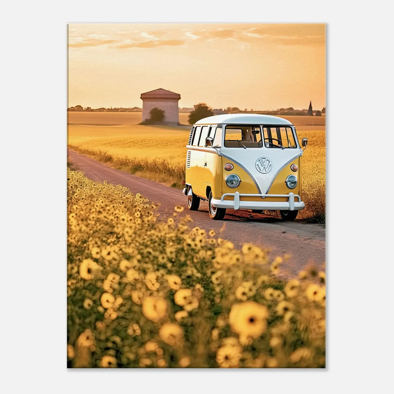 van sur la route des tournesols