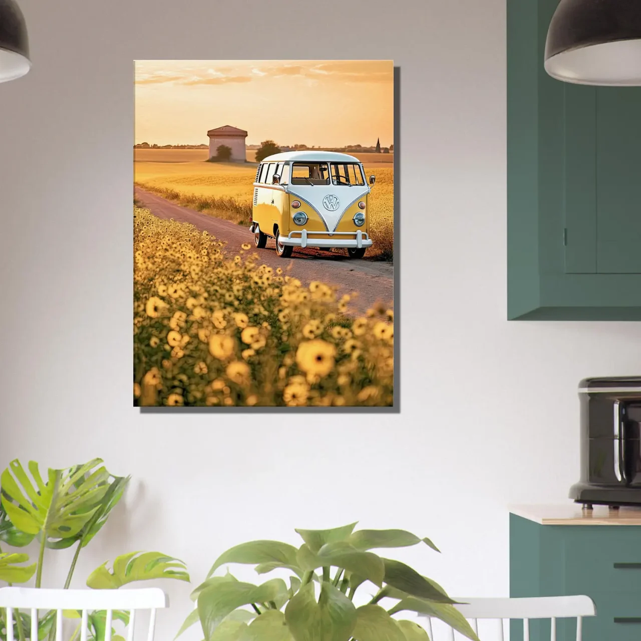 van sur la route des tournesols