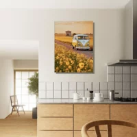 van sur la route des tournesols