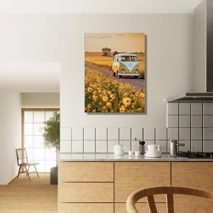 van sur la route des tournesols