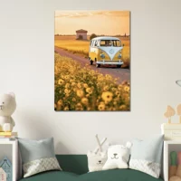 van sur la route des tournesols