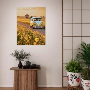 van sur la route des tournesols