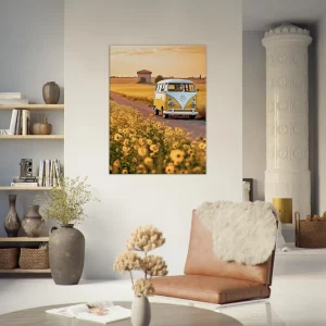 van sur la route des tournesols