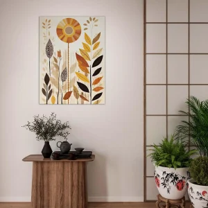 art boho feuilles couleurs d'automne