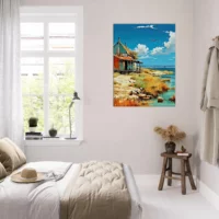 cabane de pêcheur sur l'ile d'oléron