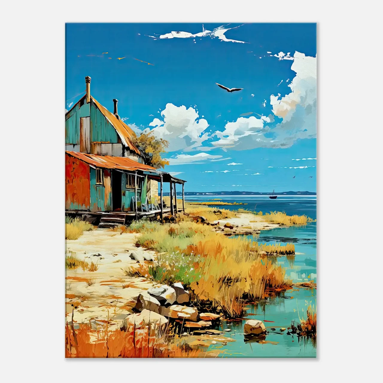 cabane de pêcheur sur l'ile d'oléron