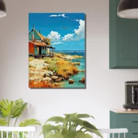 cabane de pêcheur sur l'ile d'oléron