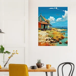 cabane de pêcheur sur l'ile d'oléron