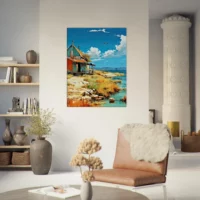 cabane de pêcheur sur l'ile d'oléron