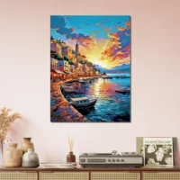 capri, douceur de l'italie au coucher de soleil