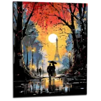 paris et son romantisme au coucher do soleil