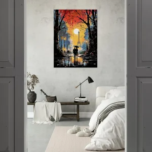 paris et son romantisme au coucher do soleil