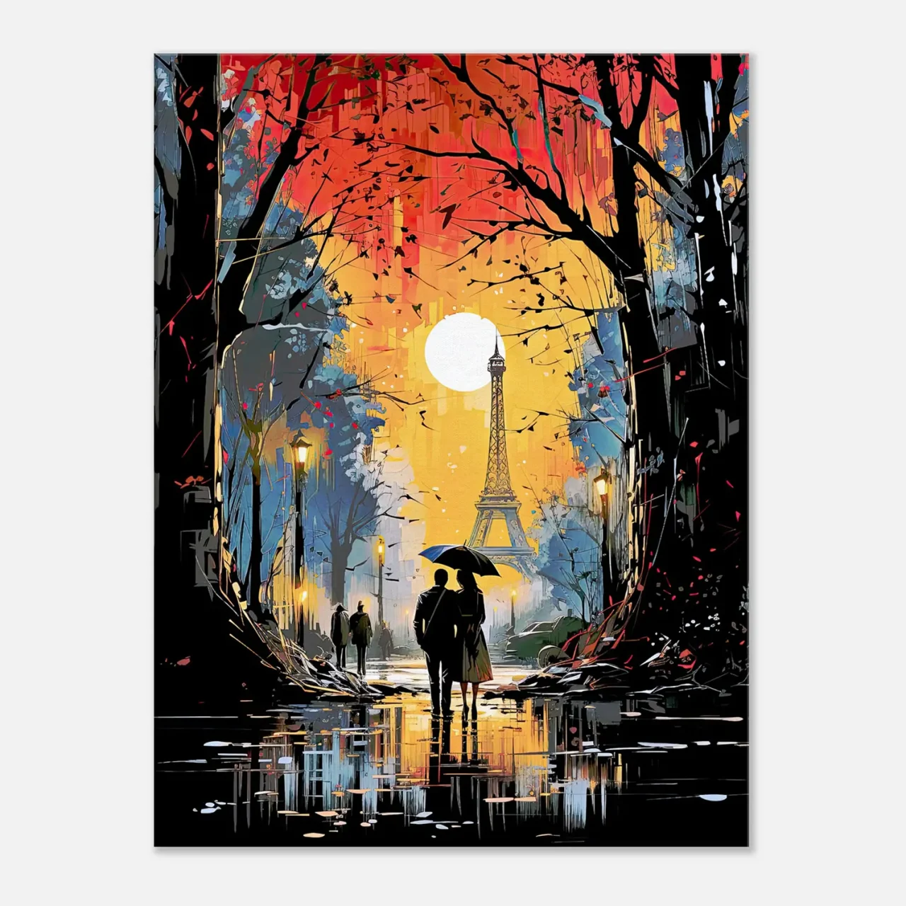 paris et son romantisme au coucher do soleil