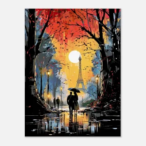 paris et son romantisme au coucher do soleil