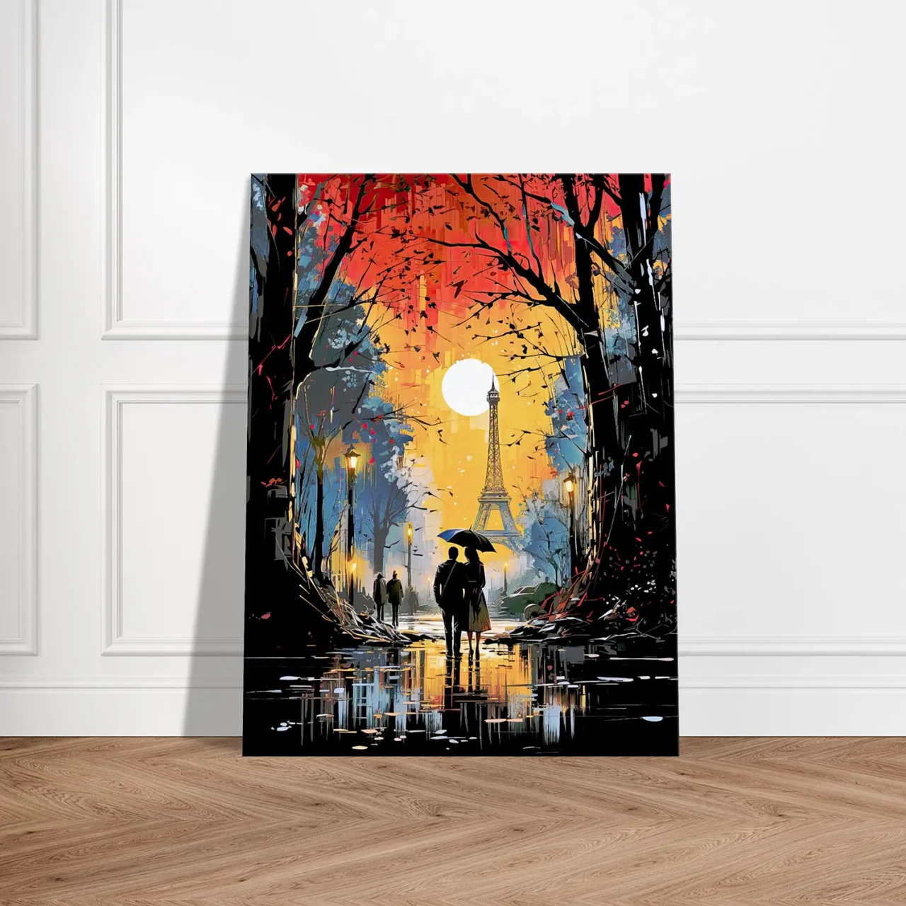 paris et son romantisme au coucher do soleil