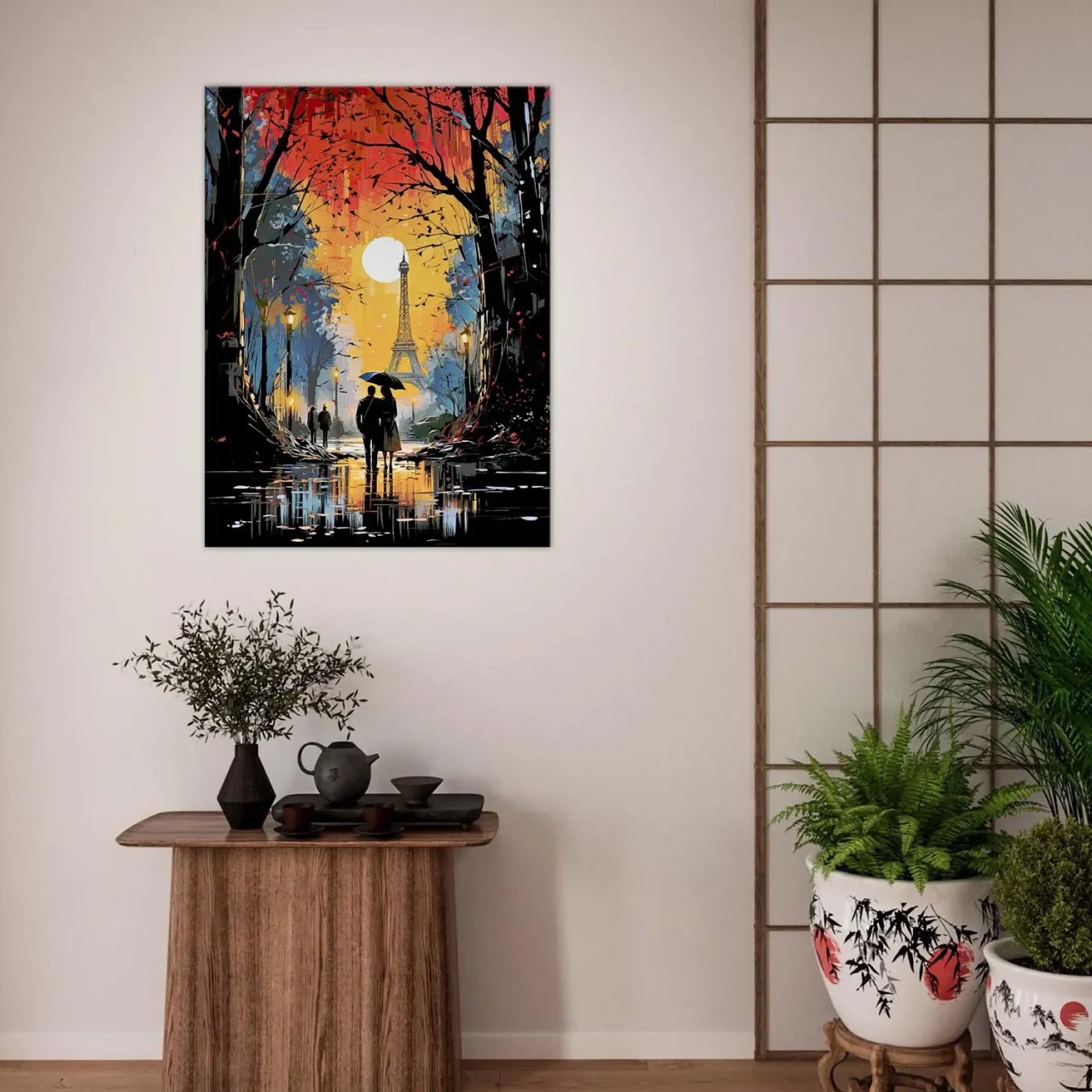 paris et son romantisme au coucher do soleil