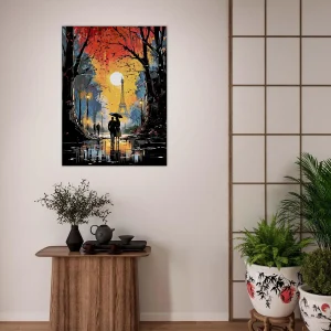 paris et son romantisme au coucher do soleil