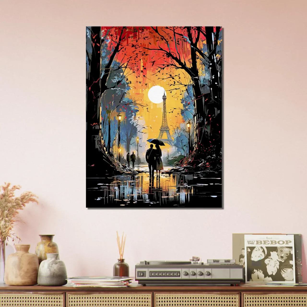 paris et son romantisme au coucher do soleil