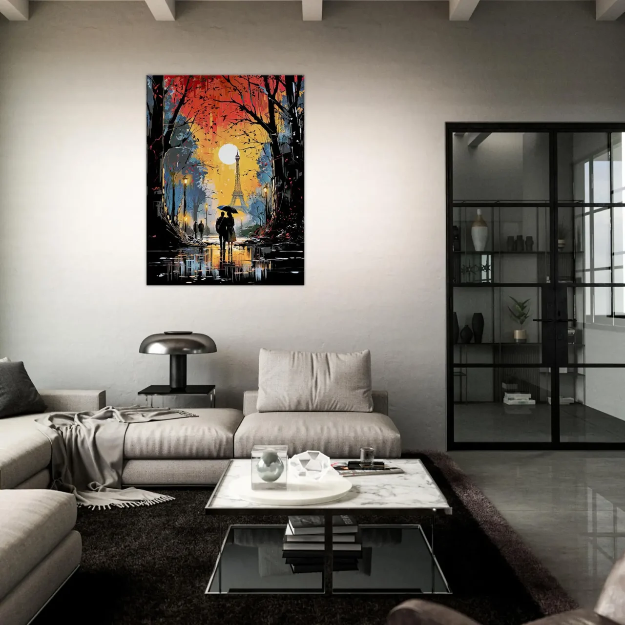 paris et son romantisme au coucher do soleil